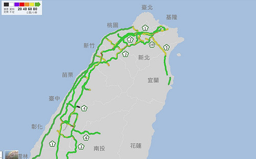 國慶連假day1 國道易塞車6路段 國5上午已出現車潮