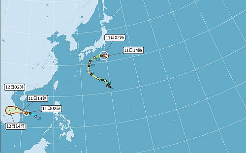 第15號颱風「蓮花」今晨生成 對台不構成影響