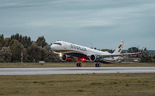 星宇航空喜迎新機  第4架A321neo下午抵台