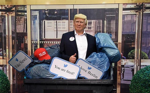 (影)選前表態？  德國杜莎夫人蠟像館：丟川普蠟像讓美國再次偉大