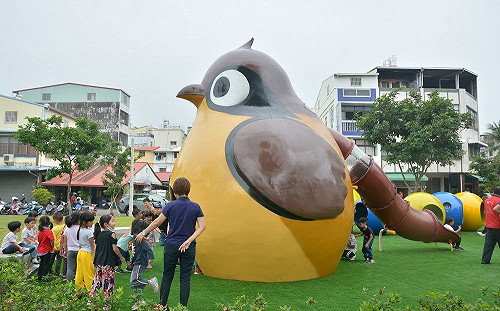 萌翻天!屏東「勝利動物溜滑梯」10座動物造型設施免費玩