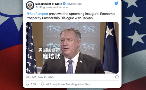 吳瑟致觀點》抗中！台美經濟對話 是台灣全球佈局的重要指標