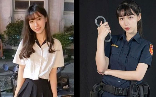 改變大挑戰!女警曝「學生制服照」超甜美 全場暴動求IG