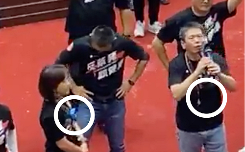 要防誰？朝野大亂鬥 藍委配戴GoPro攝影機錄下衝突狀況