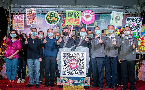 興仁夜市首推餐飲食材溯源 陳時中鄭文燦聯合訪視