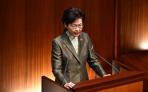 吹捧政策?林鄭月娥:若沒有國安法根本無法控制疫情