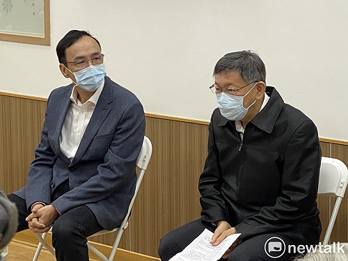 柯文哲批國民黨丟內臟打不到痛點  朱立倫尷尬：柯不是在講我