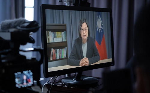 蔡英文：兩岸必須善意和理解  設法和平共存