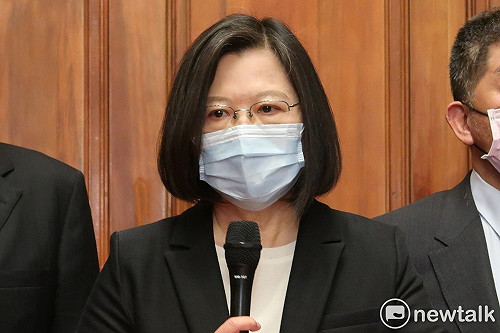 藍委提案凍CPTPP、國防預算 蔡英文暗諷：有時會碰到亂流、逆流