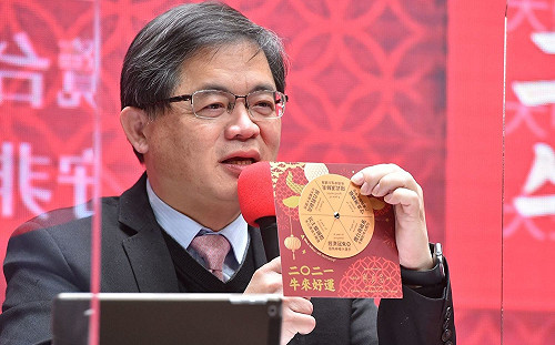 政院公布2021新年賀卡與福袋 防疫不採排隊形式發放