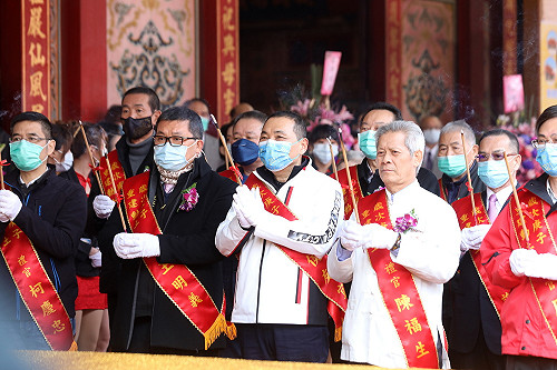 三峽興隆宮媽祖廟重建   侯友宜祈求市政平安順利