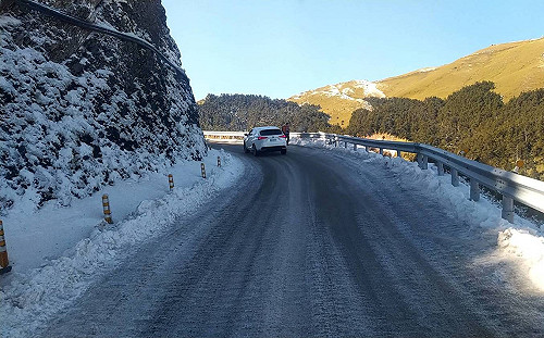 強烈冷氣團發威！合歡山翠峰至大禹嶺路段  今晚7點預警性封閉