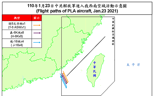 最大規模擾台！ 13架中共軍機再侵西南空域 我軍8度廣播驅離