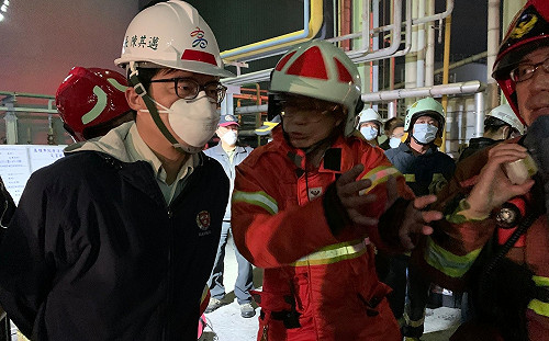 林園工業區大火 陳其邁：下週一起與經濟部聯合稽查石化廠商