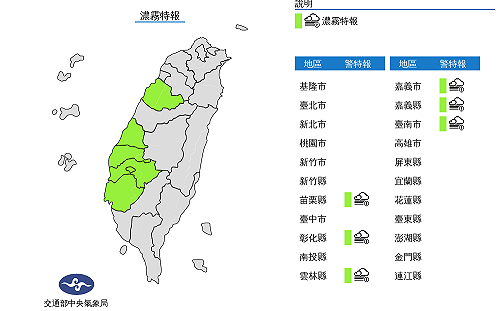 東北季風報到!桃園以北變天 西部6縣市小心濃霧