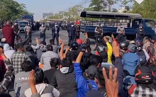 緬甸示威者死亡首例！ 19歲中槍少女不治