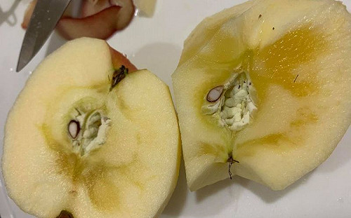 切蘋果見黃色紋路想削掉！網急勸阻