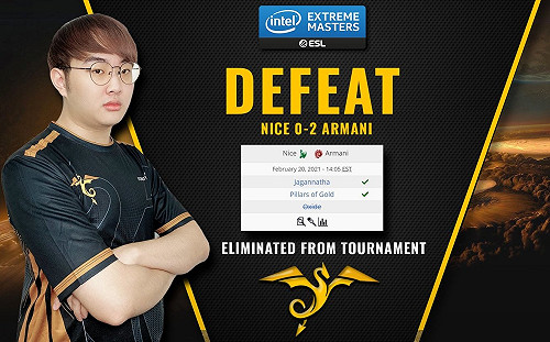 《星海爭霸II》力戰不敵！Has、Nice全球總決賽36強止步