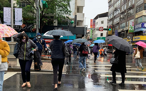 本週天氣一圖看！週三回溫隔日再轉濕冷