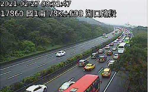 國道一早湧現車潮 湖口-新竹時速17km 6大易塞路段勿踩雷