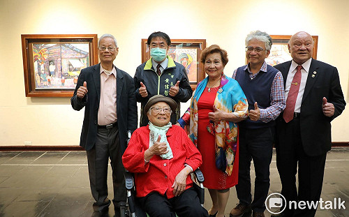 台南阿嬤畫家聯展 黃偉哲:挖掘在地藝術家讓文化之都當之無愧