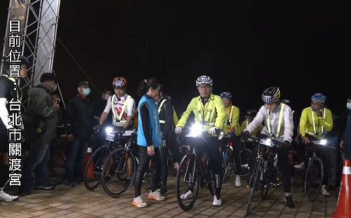 欣賞北市從北到南的美景？柯文哲一日北高 北市段五分鐘就騎完...