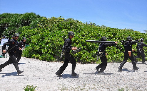 因應共軍侵擾 東沙島9日實彈射擊訓練