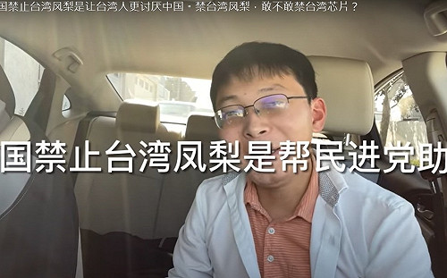 「中國禁台灣鳳梨是免費打廣告!」江蘇小哥:中共是真正的台獨分子