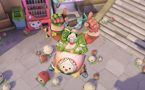 「桃子章魚」來了!贏下九場《鬥陣特攻》遊戲收藏攔路豬史詩造型