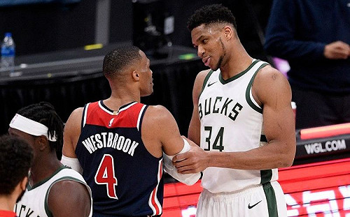 NBA/公鹿隊史首人!字母哥連3場大三元 悲情威少吞連敗