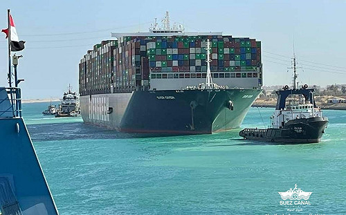 長賜號脫困全都錄 蘇伊士運河塞船367艘不間斷放行