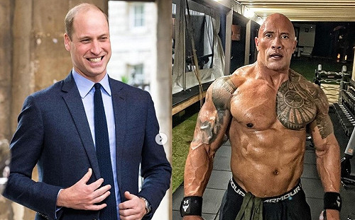 威廉王子被選為「全球最性感禿頭」！巨石強森不服：給我重新計票