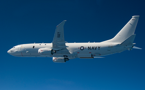 P-8A海神式巡邏機飛越台海！美軍：展現對自由開放印太地區的承諾