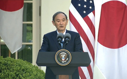 菅義偉美日峰會展決心 要辦安全東京奧運