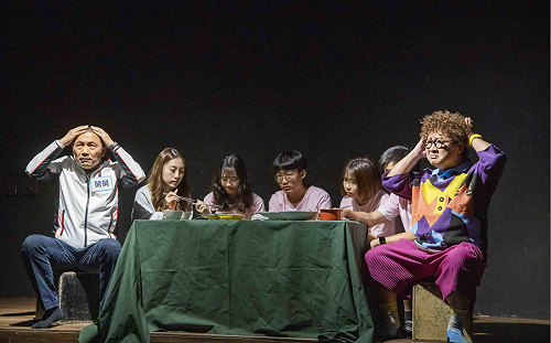 侯友宜與納豆舅甥同台飆戲   「侯Sir返校日」前進新店高中戲劇社