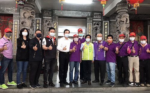 土城三元宮媽祖遶境  副市長劉和然扶鑾起駕 　　