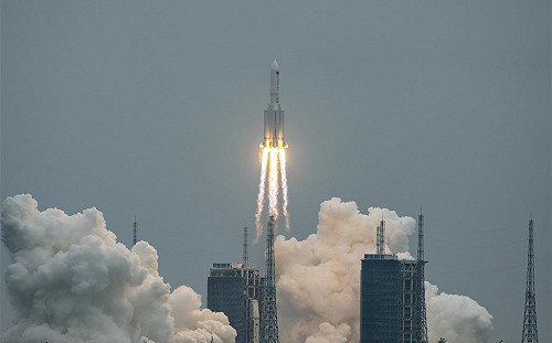 擊落中國長征五號火箭殘骸? 美國防部長這樣說.....