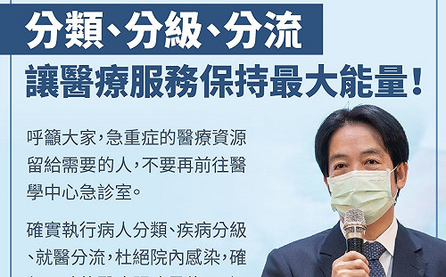 憂加重醫學中心難以負荷！賴清德：有疑慮就去篩檢站