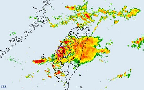 快訊》8:14-9:15  台中.南投.彰化.雲林.嘉義慎防大雷雨