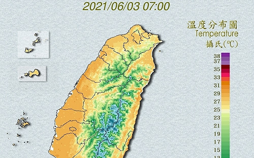鋒面前腳走！14縣市拉警報 南投飆38°C極端高溫