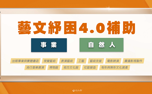 「藝文紓困4.0」 即起開放申請   補助須知「懶人包」秒懂