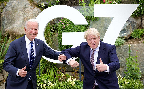 英相：G7承諾捐贈全球10億劑COVID-19疫苗