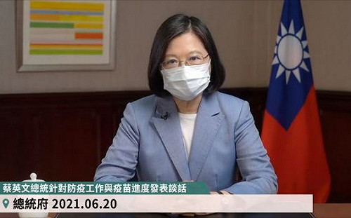 蔡英文謝日美贈疫苗 籲國人勿為假消息吵架反目