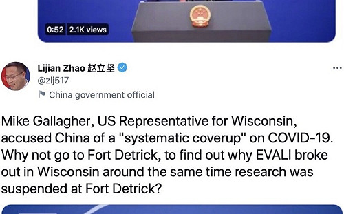 趙立堅短短推文多處搞錯鬧笑話 被專家狠打臉急修改