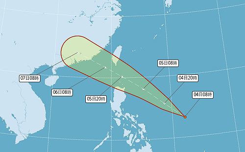 「烟花」颱風最快明形成 接近鵝鑾鼻海域有機會發海上警報
