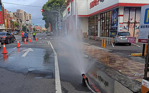 台中大雅天然氣管線破裂搶修 外洩量一度高達1萬PPM