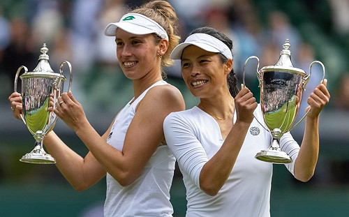 謝淑薇驚險逆轉勝 勇奪第3座溫網女雙冠軍