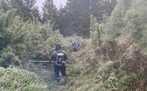 微解封》迎戰首個週末！雪霸山屋清出200多公斤垃圾人力背下山