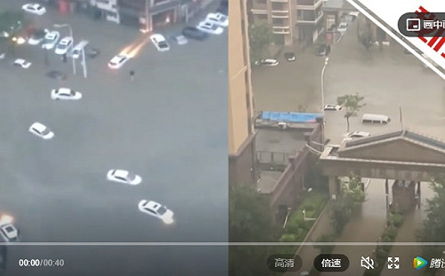 千里之外「烟花」導致河南暴雨? 陸網民批無事前警告還牽拖