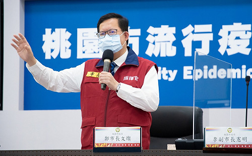 桃市長者第二劑疫苗採「通知、預約雙軌制」 鄭文燦：市府主動通知、主動安排